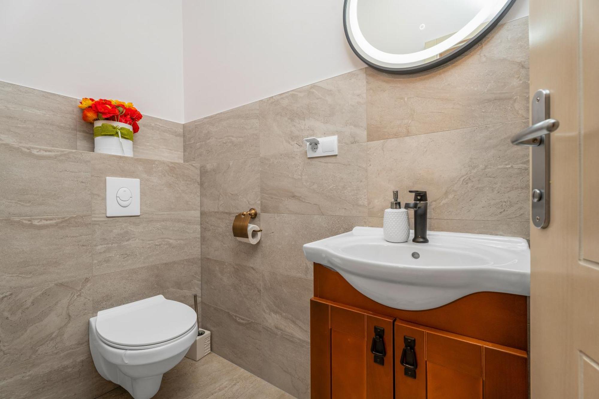 Villa Allegra With 32Msq Heated Pool, 300M Far From Sandy Beaches, Open Sea View Омиш Экстерьер фото